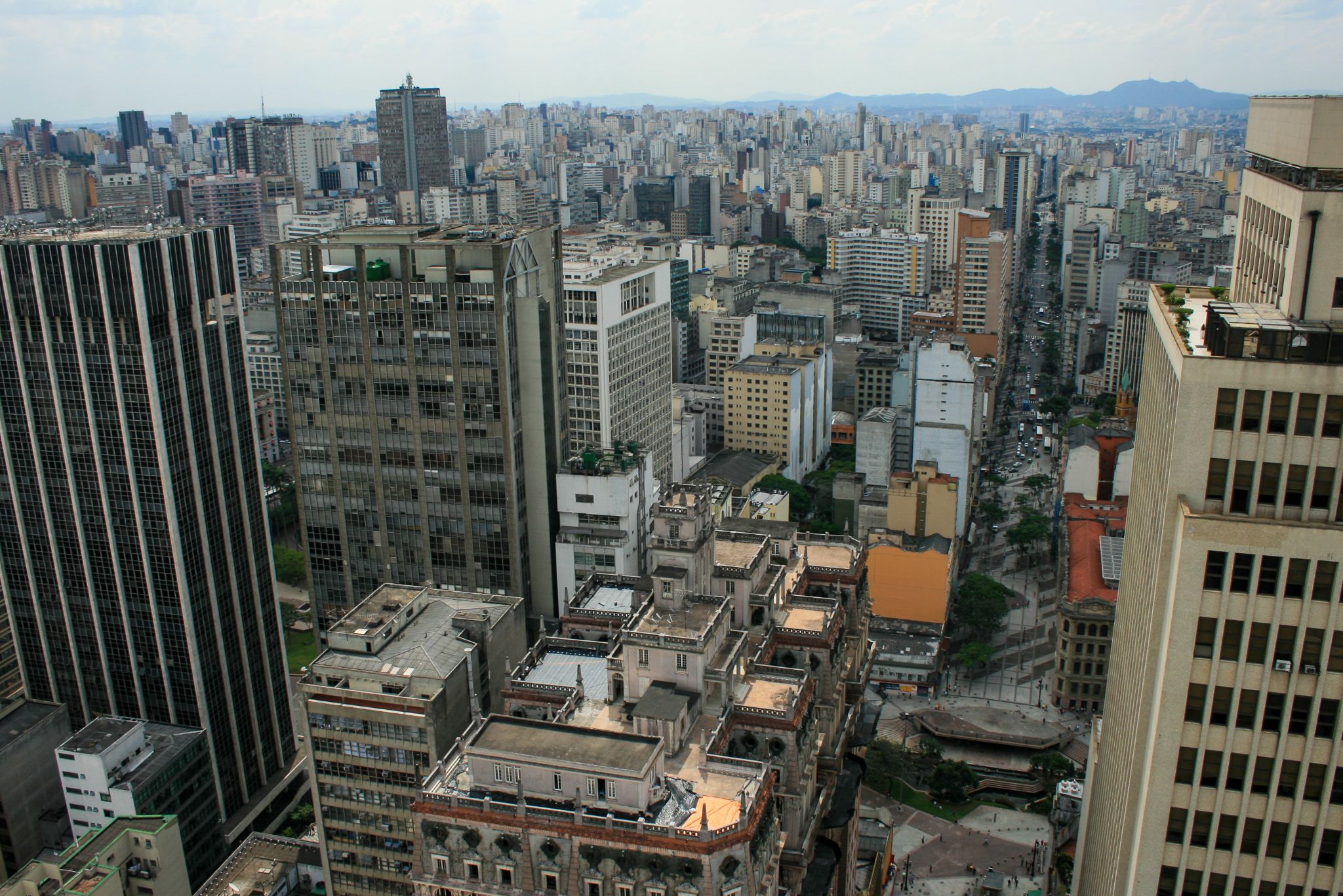 View from Edifício Altino Arantes, January  2007