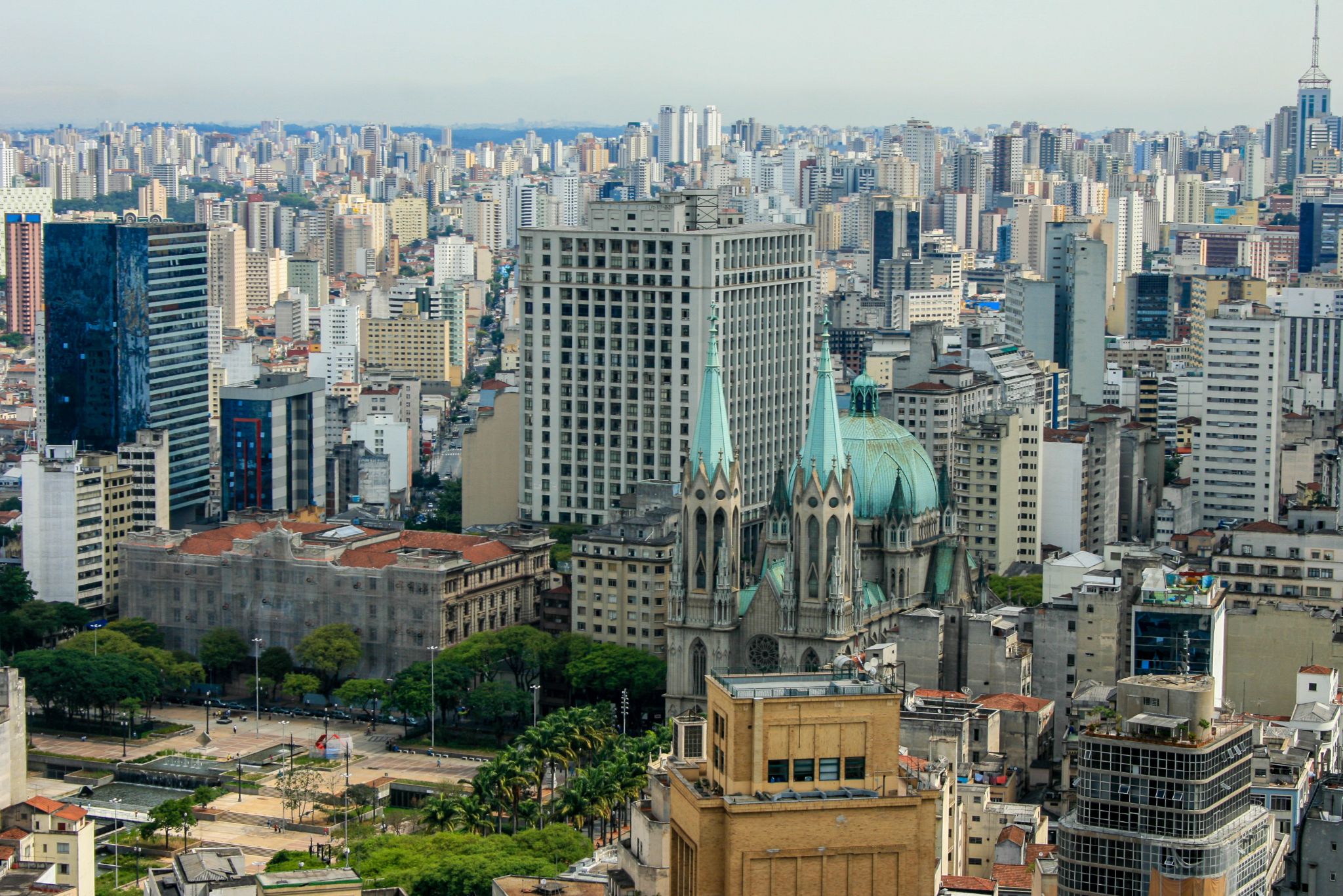 View from Edifício Altino Arantes, January  2007