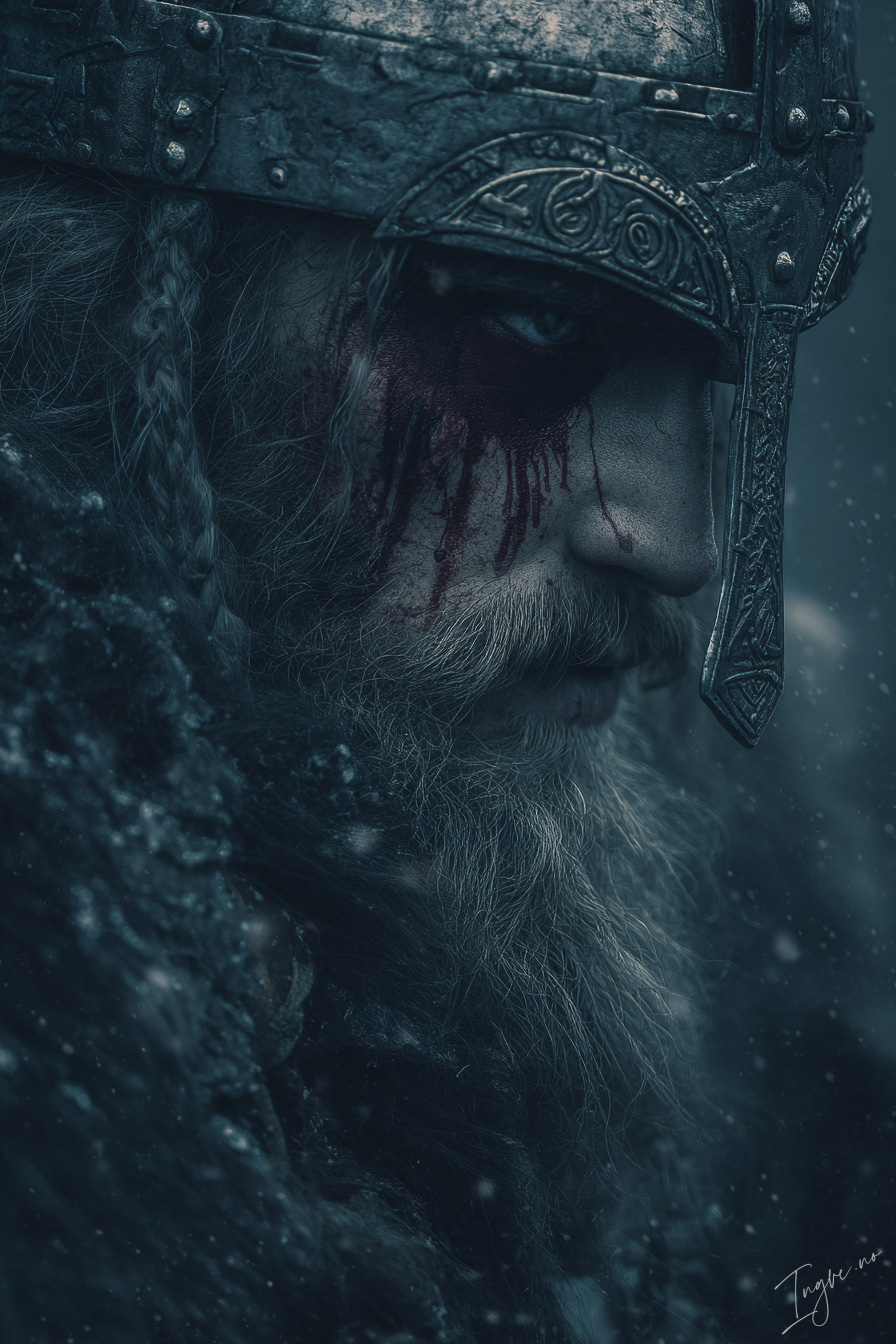Battle worn Viking warlord with deep scars across face one ey b4ff3103 2ca3 4cd8 a89d 523b7adae69b 3