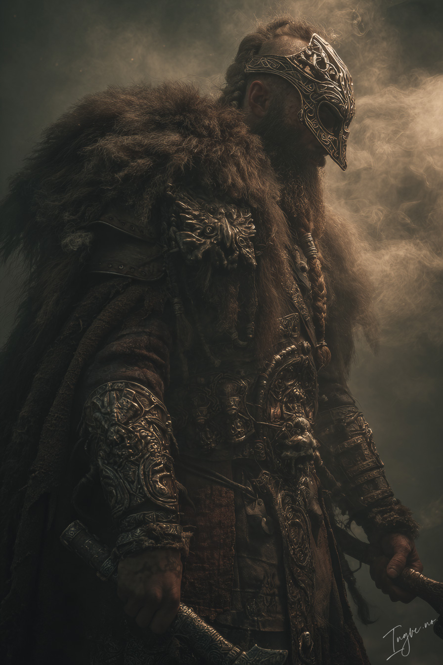 Colossal Viking warlord with mechanical spine and glowing run 02a405b6 36c9 4401 8437 459cfb483d9f 0