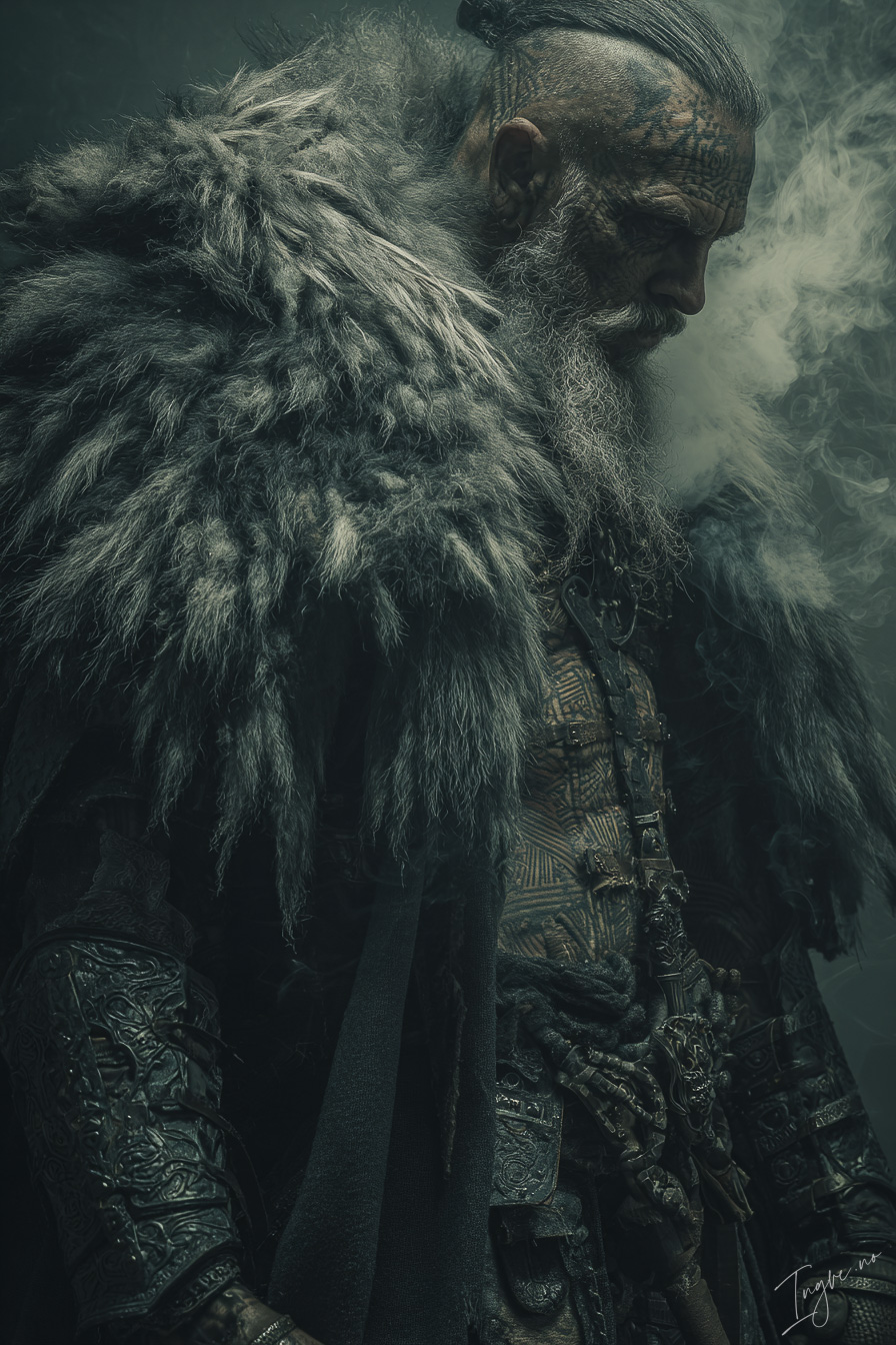 Colossal Viking warlord with mechanical spine and glowing run 02a405b6 36c9 4401 8437 459cfb483d9f 2