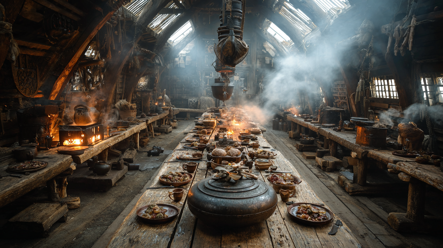 Viking longhouse powered by steam engines pipes running throu 0c5b1ec9 8c3d 44be 96ab 132f7b922c63 2