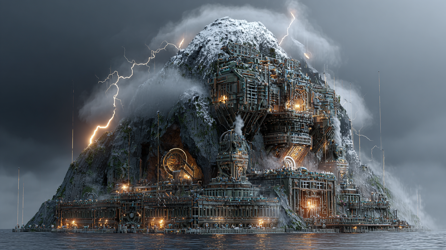 Colossal Viking fortress built into a frozen mountain infused 602e1151 c5b7 4838 928d cabdd1ffd3ba 2