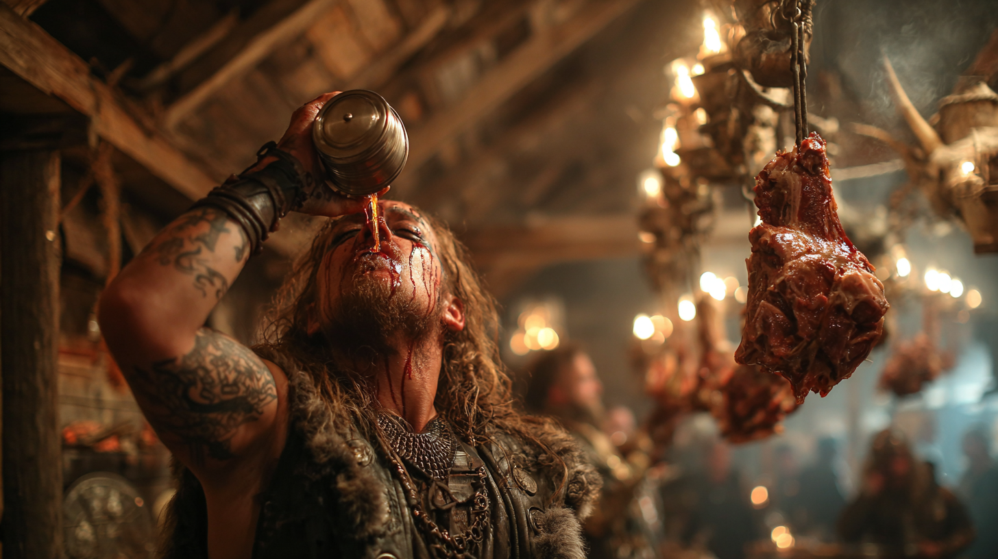 Over the top Viking celebration inside a steampunk longhouse 47ddcca6 a2de 4c65 9c39 712d67dd24f5 2